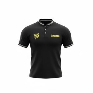 WCW Goldberg‎ Who's Next Mens Black Polo Shirt Size S Wrestling Vintage